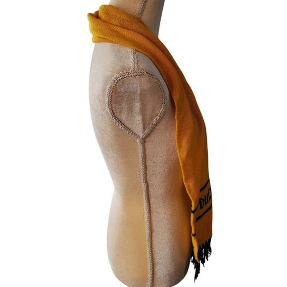 Oregon Ducks Football Game Day Yellow Scarf - Picture 2 of 3